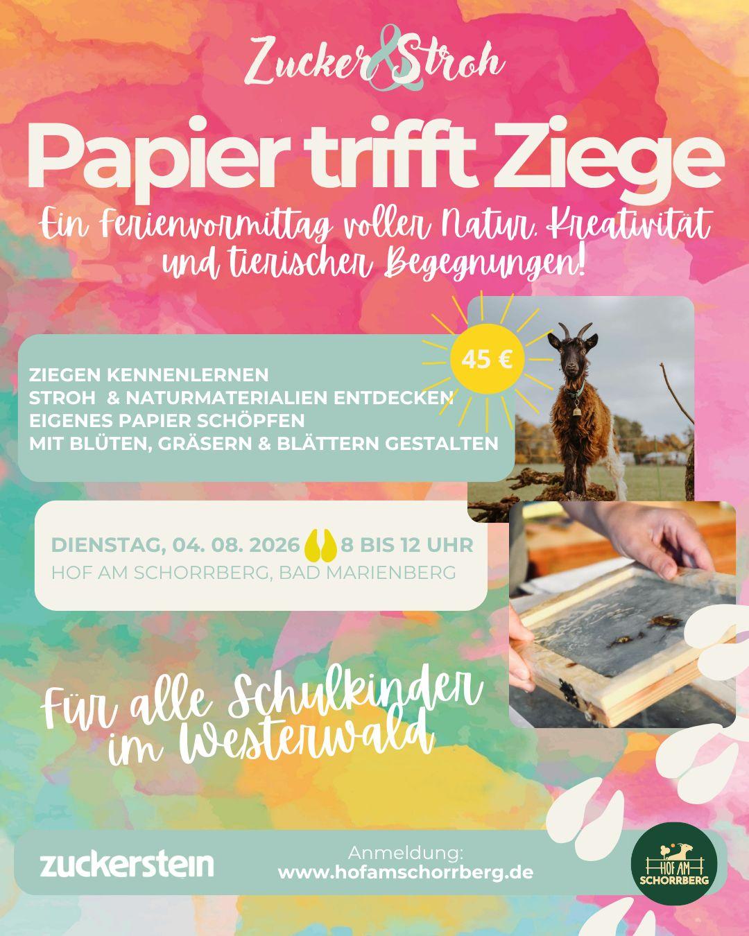 Zucker & Stroh, vergangene Veranstaltung auf dem Hof am Schorrberg